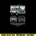 Digital File - Car t-shirt design GMC Jimmy 1969