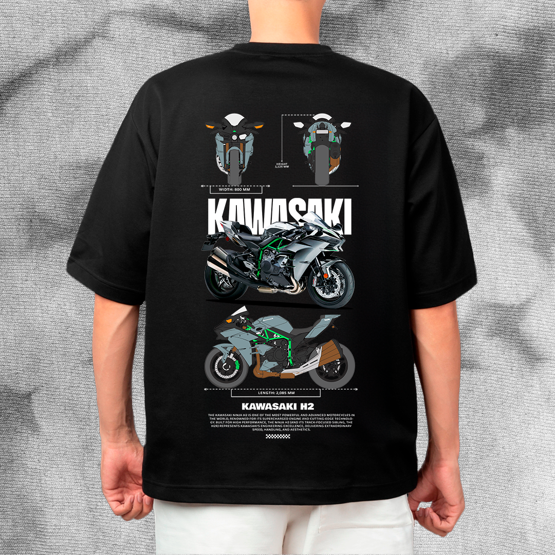 Kawasaki H2 - t-shirt design