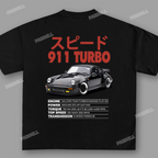 911 speed turbo - t-shirt design template download