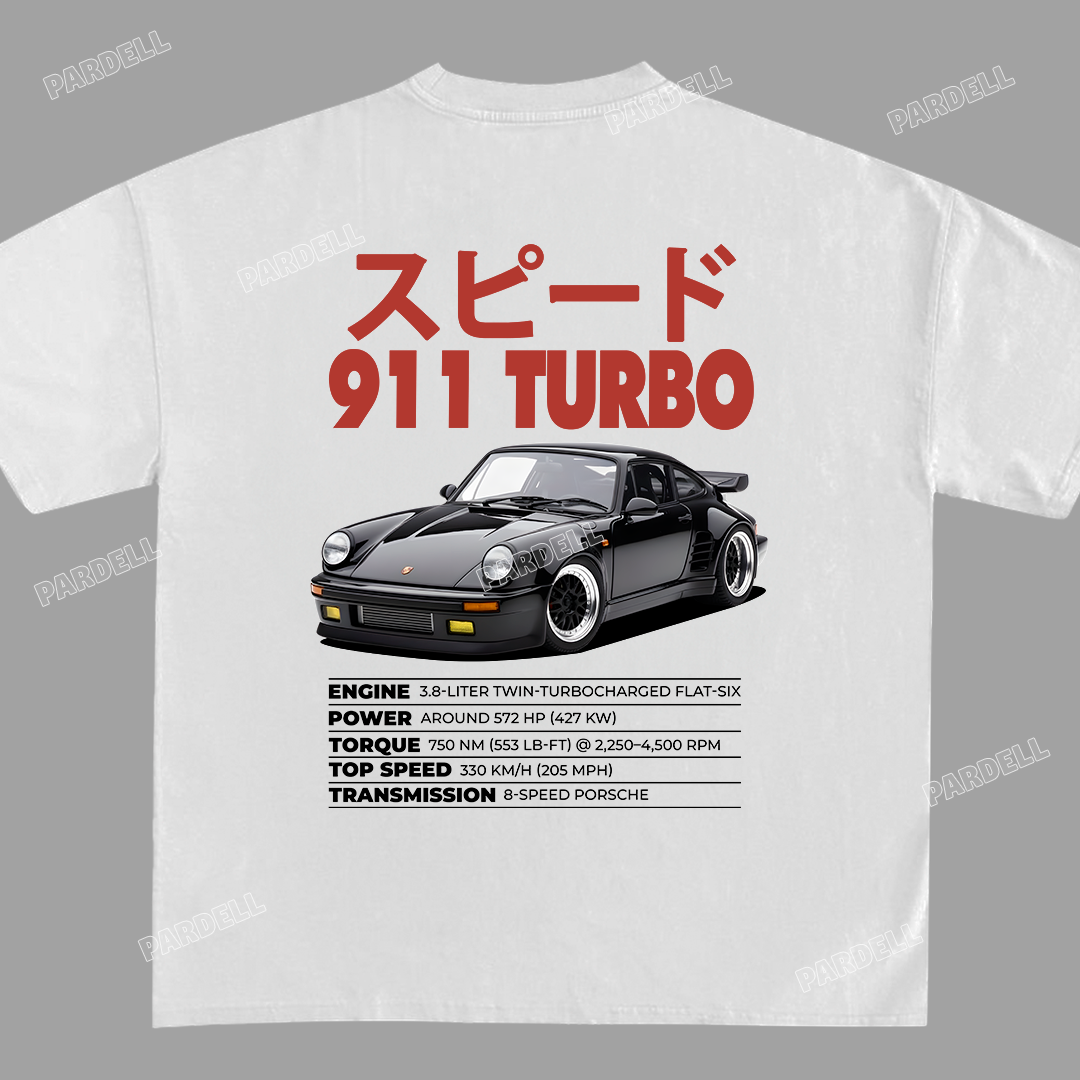 911 speed turbo - t-shirt design template download