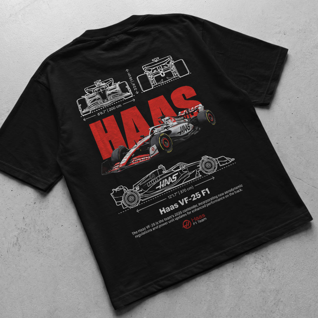 Car t-shirt design Scuderia HAAS VF-25