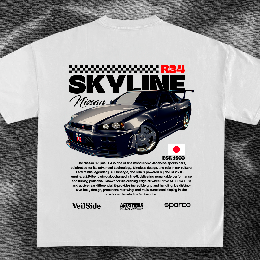 Car t-shirt design - R34