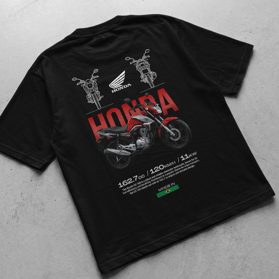 Motorcycle t-shirt design Honda CG 160