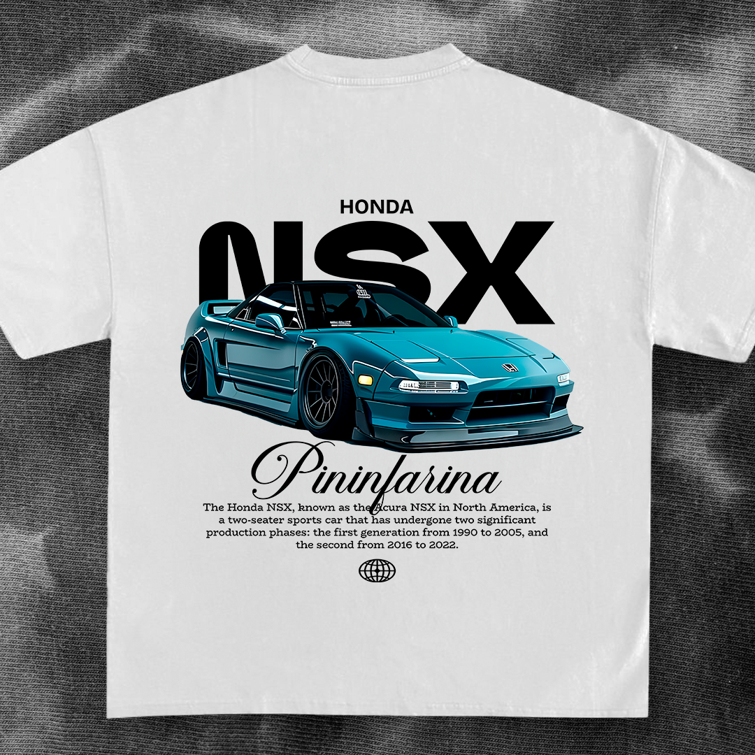 car t-shirt design - acura nsx