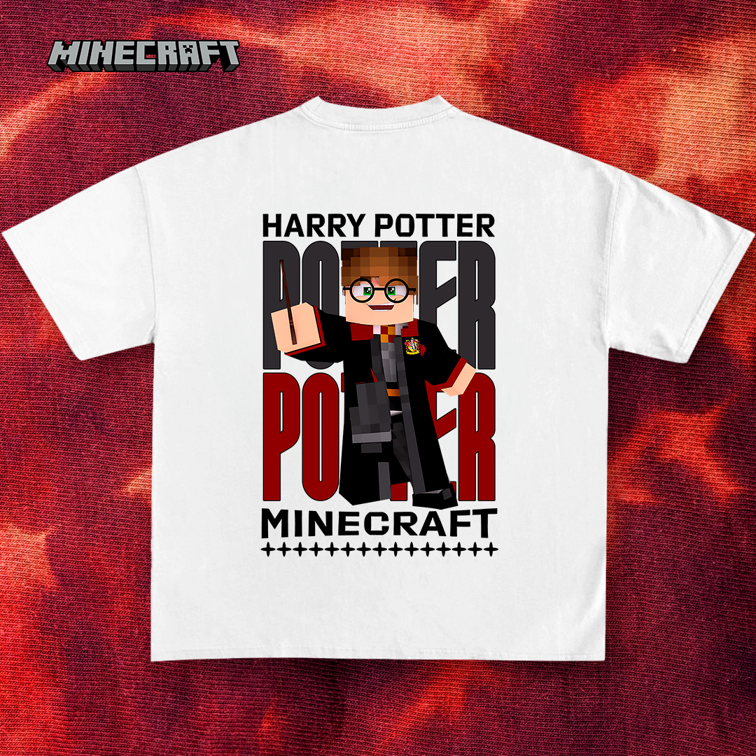 Harry Potter x Minecraft - t-shirt design