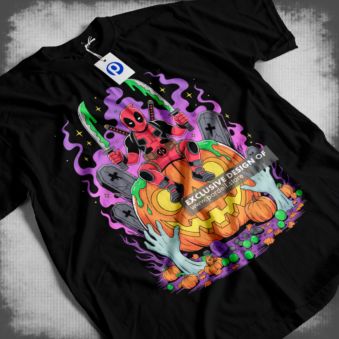 Digital illustration T-shirt design – Japanese pop culture inspired