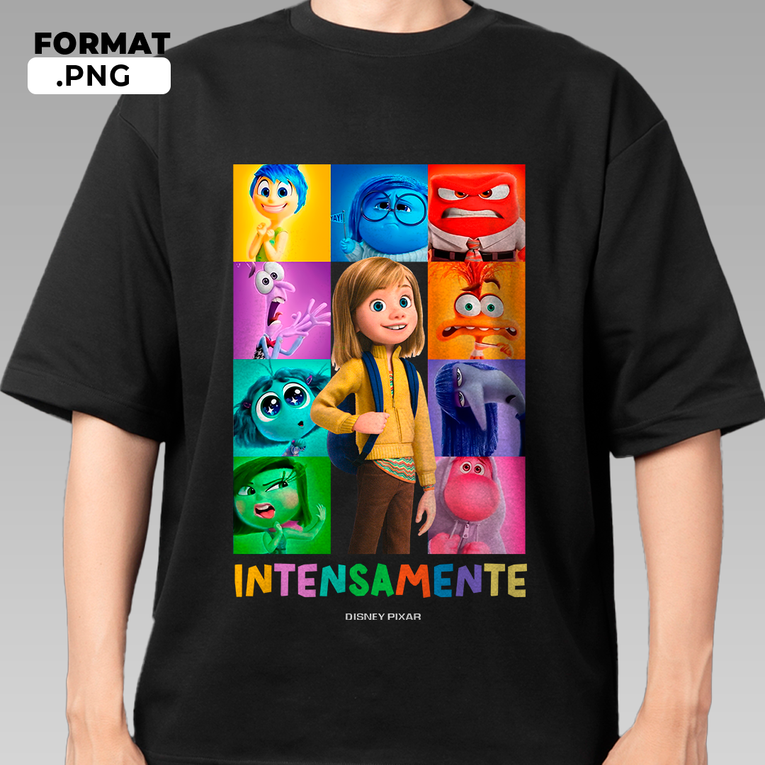 Intensamente 2 - Diseño para estampar en DTF