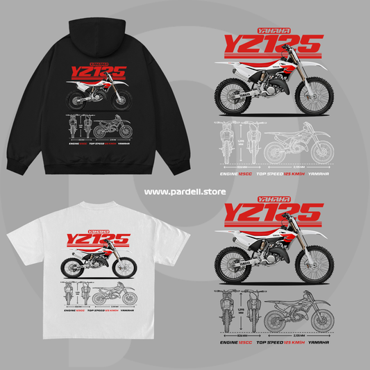 70TH Anniversary digital design for t-shirt YZ125