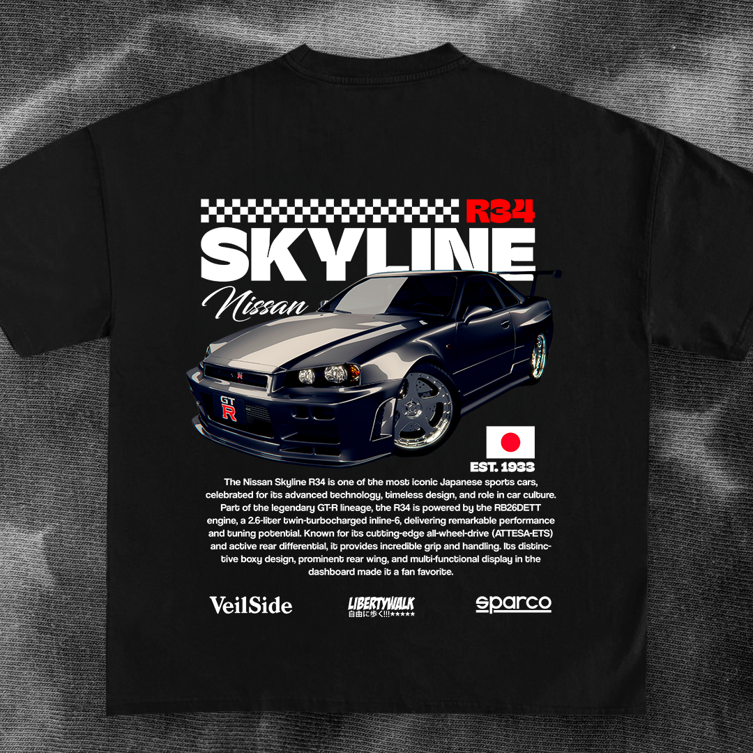 Car t-shirt design - R34