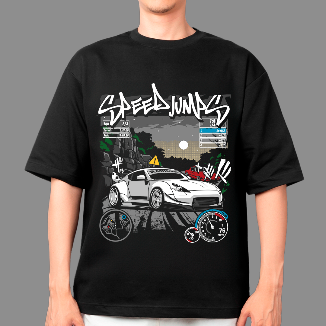 Speed jumps t-shirt design