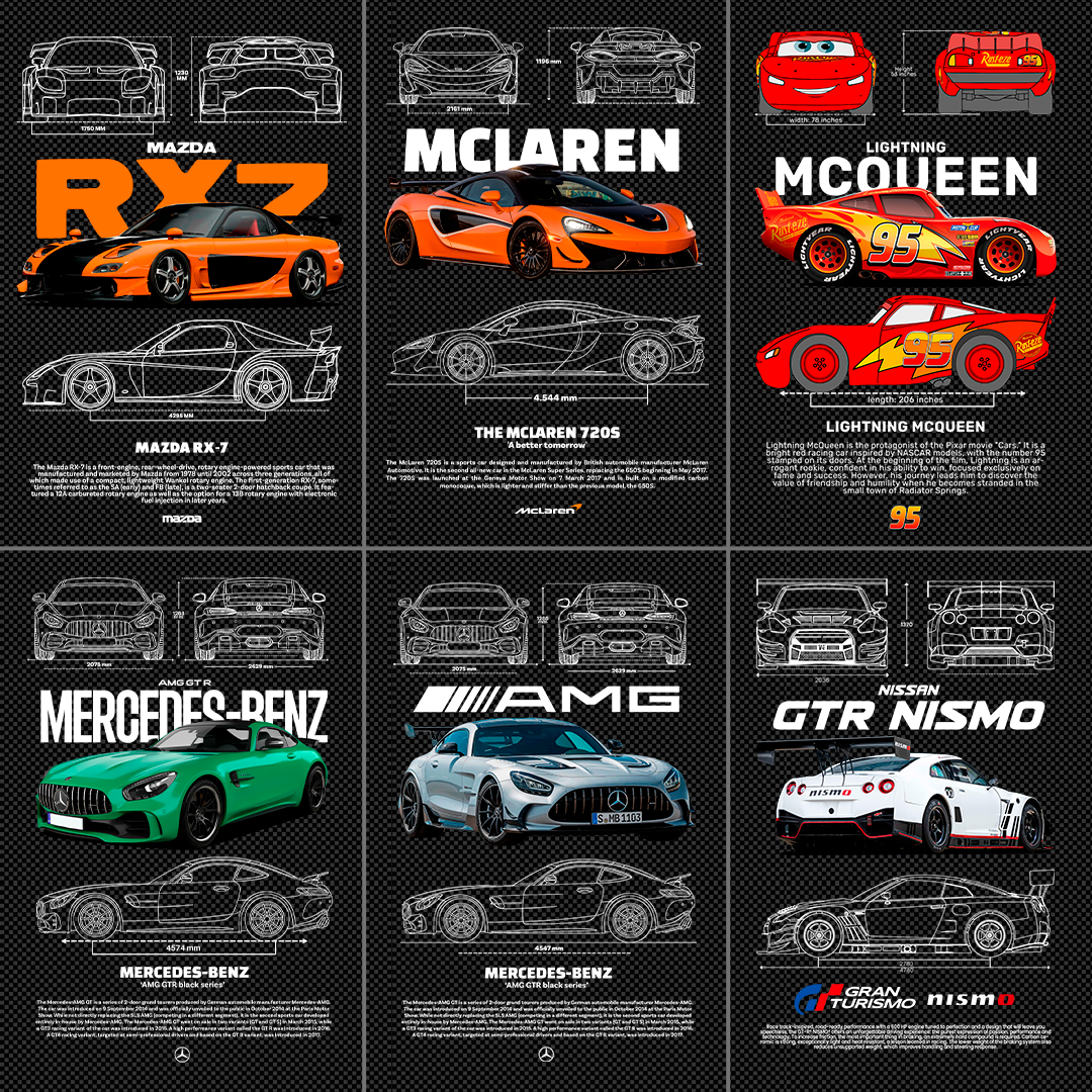 100 CAR & MOTORCYCLES TEMPLATES TO PRINT