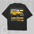 Template classic car FJ40 Land Cruiser t-shirt design