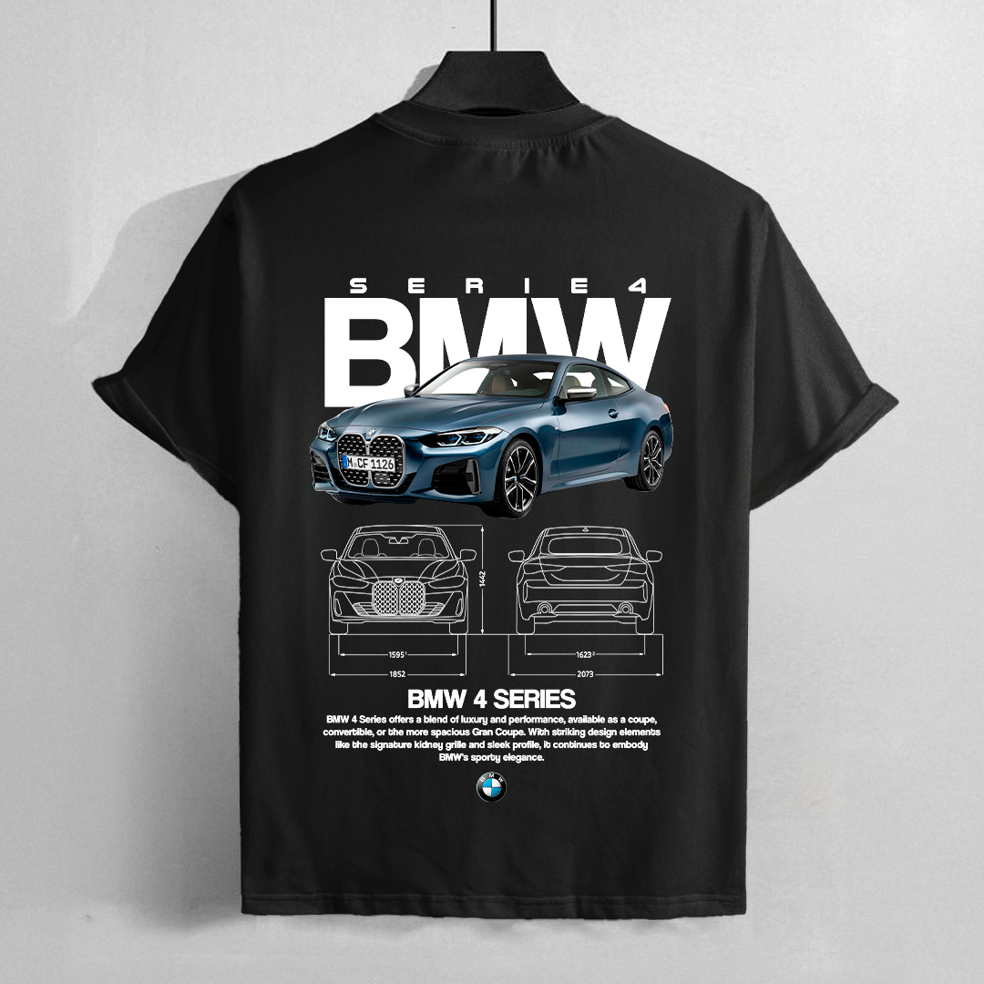 car t-shirt design - BMW 4 Series