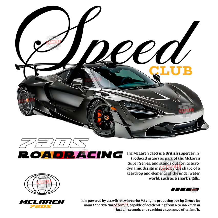 Supercar pop art T-shirt design – instant file