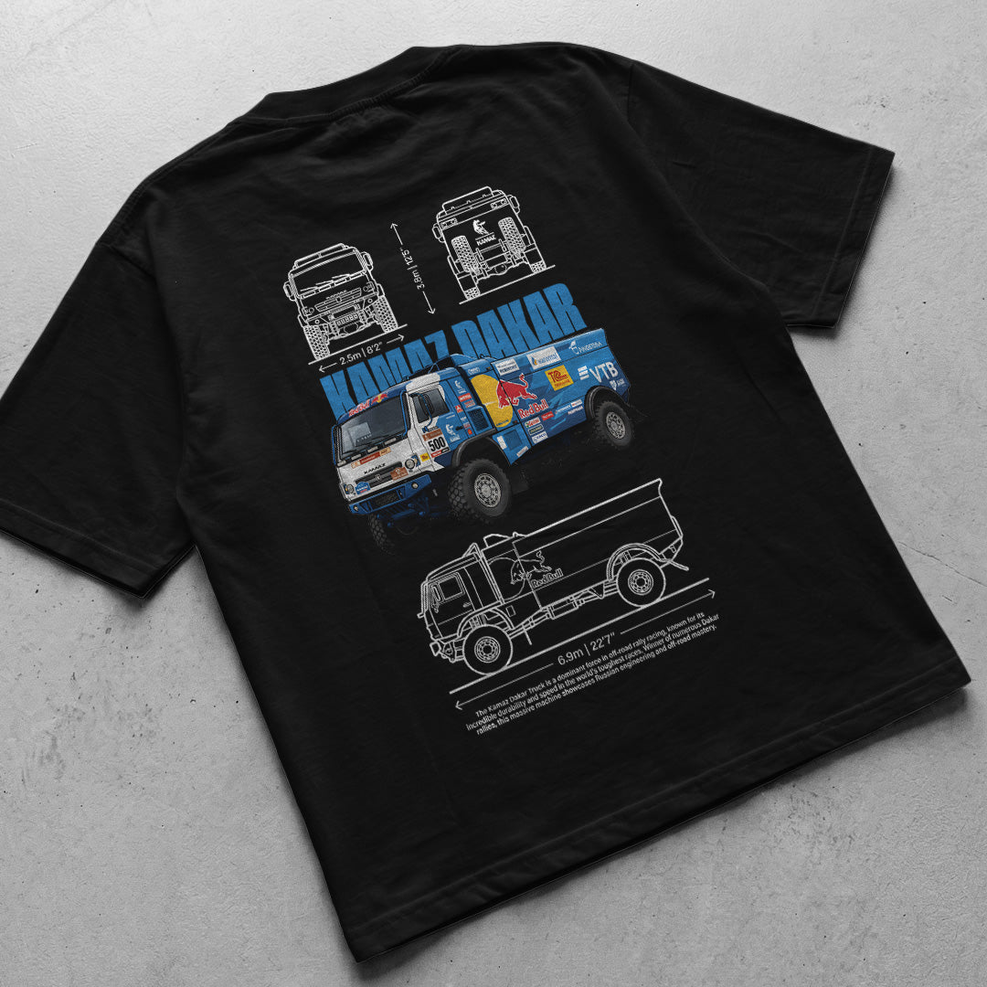 Car t-shirt design Kamaz Dakar Truck