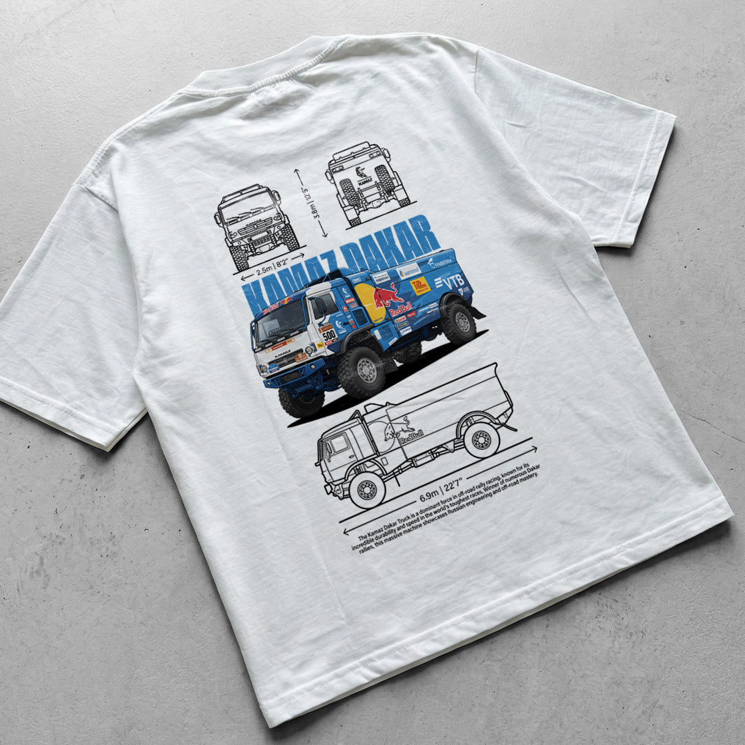 Car t-shirt design Kamaz Dakar Truck