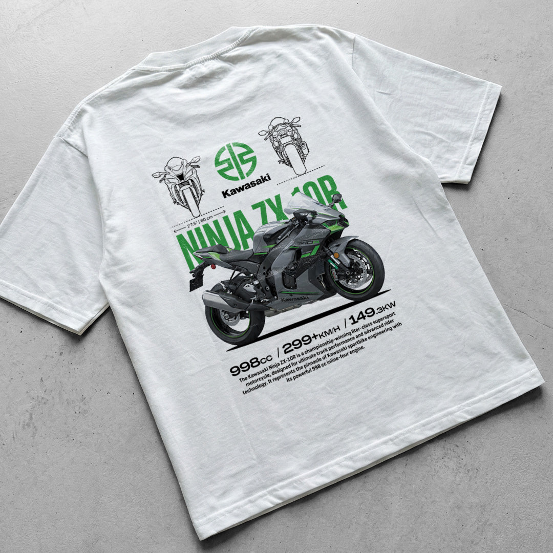 Motorcycle t-shirt design Kawasaki Ninja ZX-10R