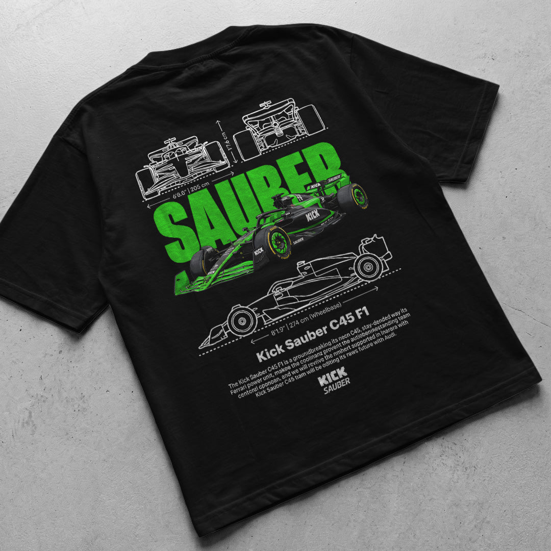 Car t-shirt design KICK Sauber C45 Scuderia