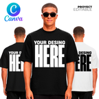 4 Mockups Canva - t-shirts