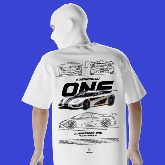Koenigsegg One:1 t-shirt design v2