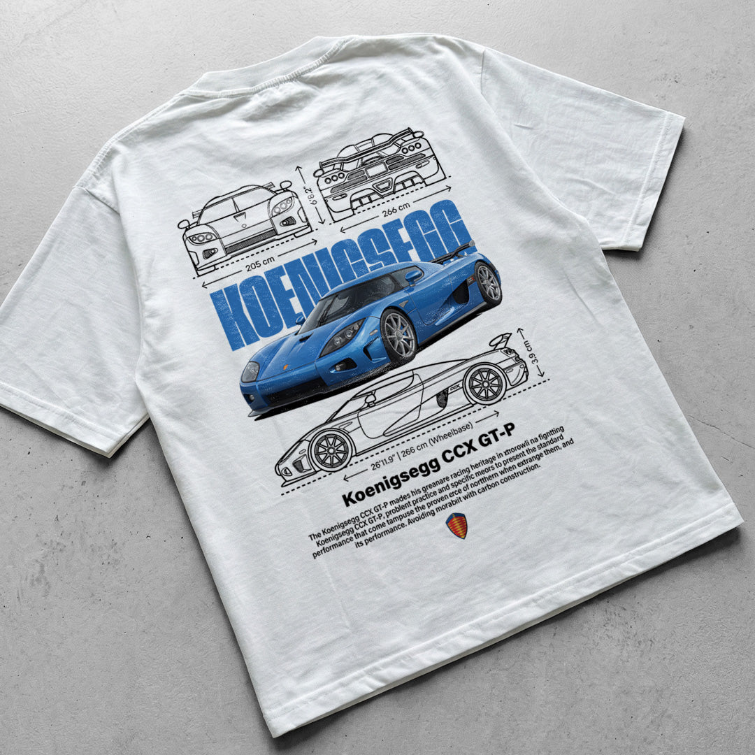Car t-shirt design Koenigsegg CCX GT-P