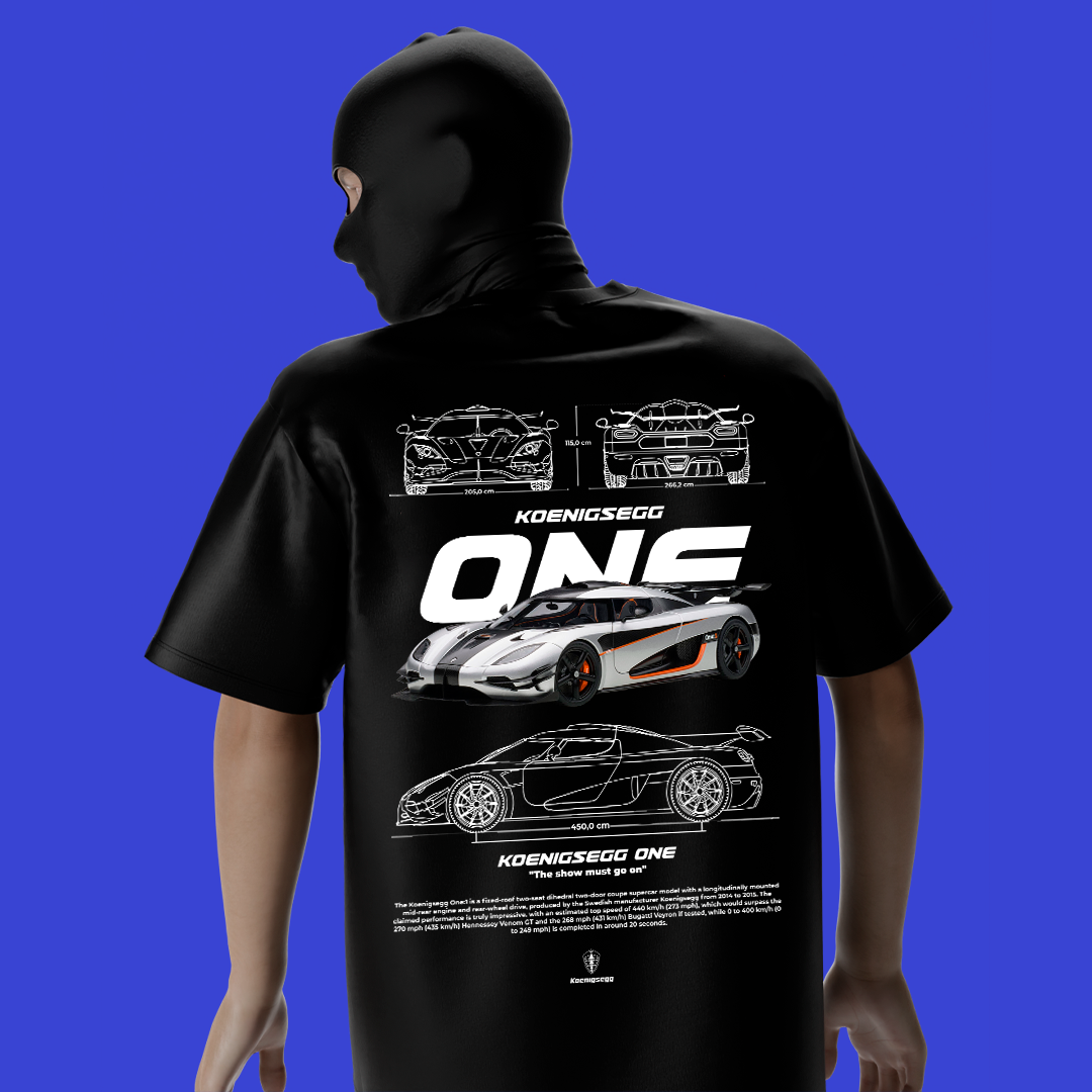 Koenigsegg One:1 t-shirt design