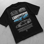 Car t-shirt design Lamborghini Huracan STJ