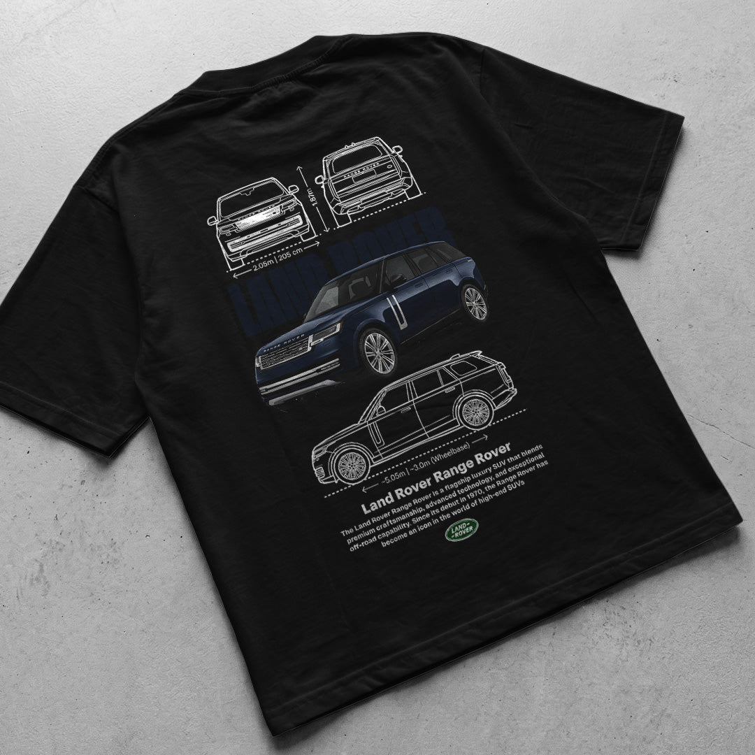 Car t-shirt design Land rover Range Rover