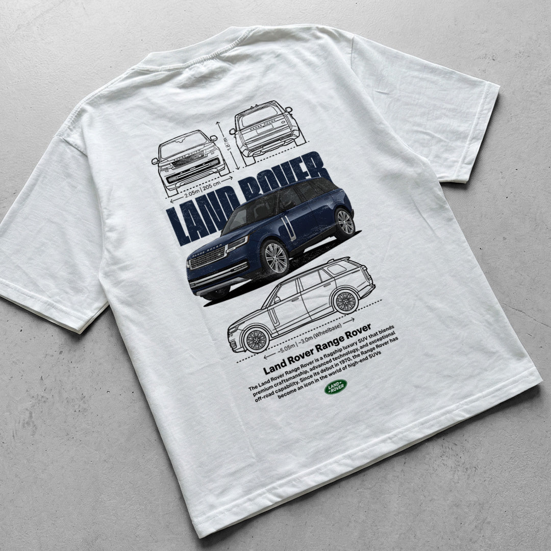 Car t-shirt design Land rover Range Rover