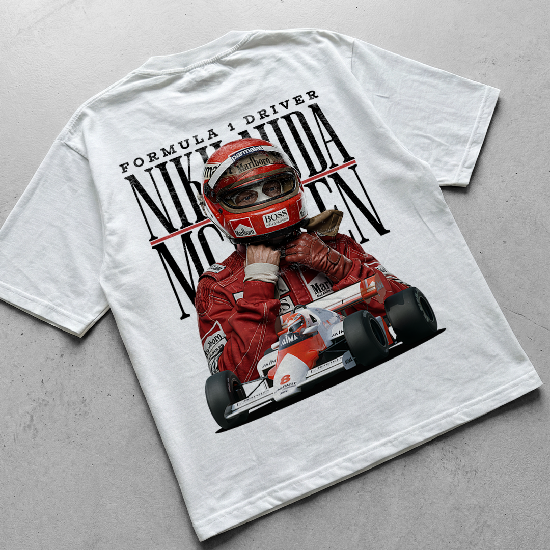 F1 Driver Legend Niki Lauda t-shirt design