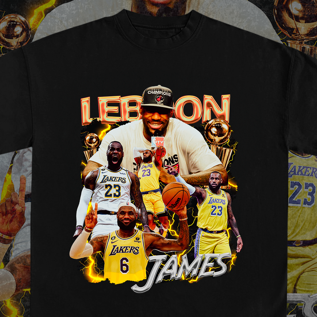 Lebron James Bootleg - t-shirt design