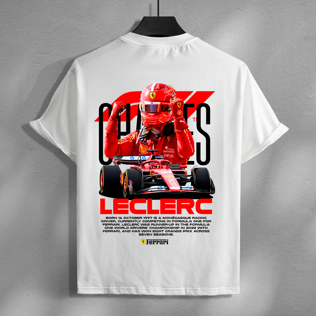 F1 car t-shirt design - LECLERC #2