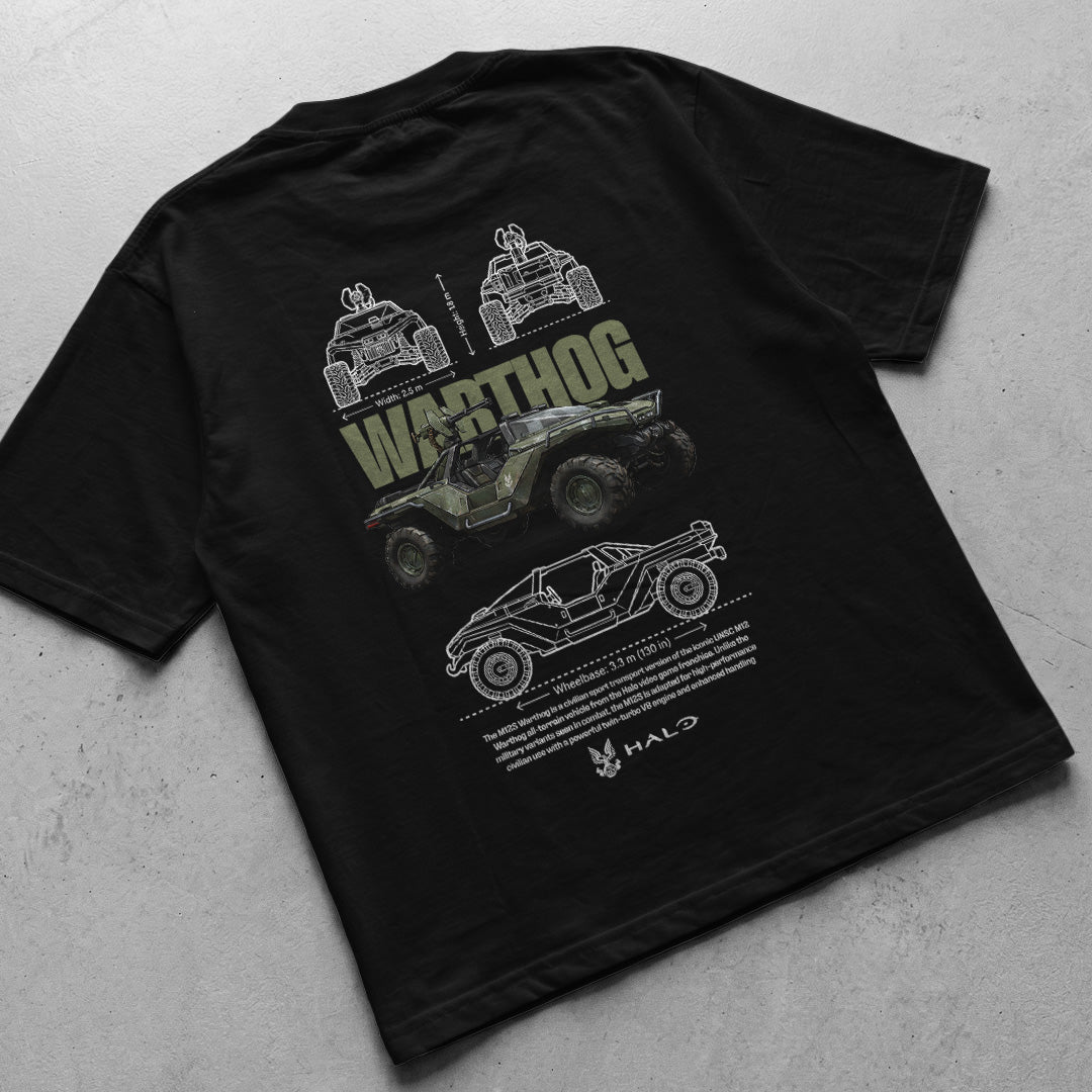 Car t-shirt design M12s Warthog