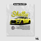 Automotive illustration T-shirt design – instant digital