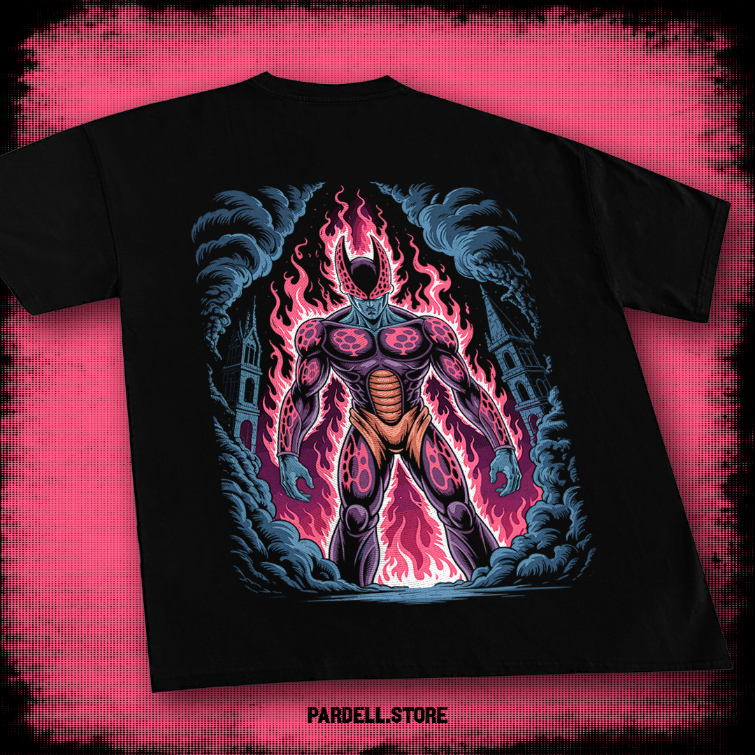 Digital illustration T-shirt design – Japanese pop culture inspired