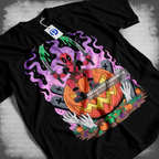 Digital illustration T-shirt design – Japanese pop culture inspired