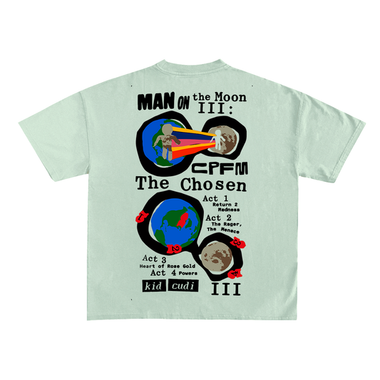Man on the moon T-shirt design
