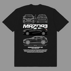 Template car design Mazda 3 Sport t-shirt design