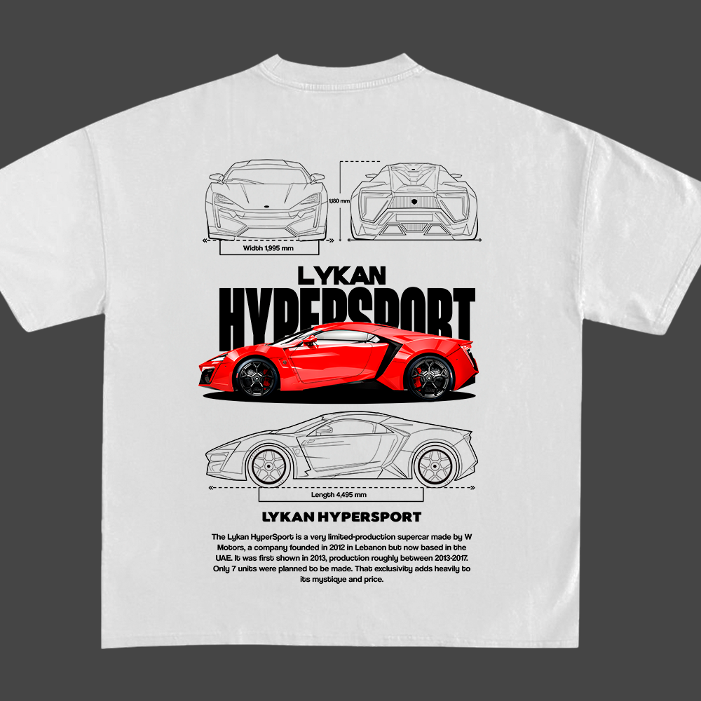 Hypersport red speed - template t-shirt