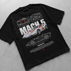 Car t-shirt design Mach 5 Meteoro