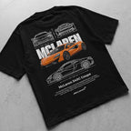 Car t-shirt design Mclaren 540C