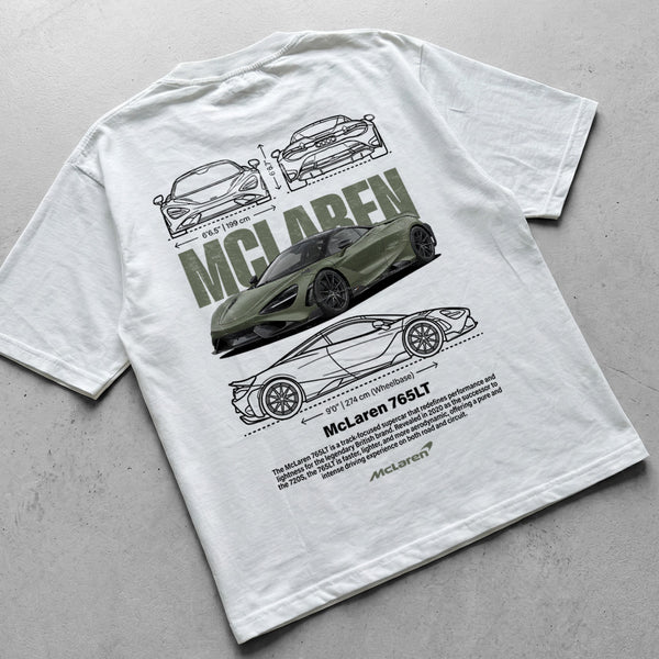 Car t-shirt design Mclaren 765LT