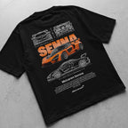 Car t-shirt design Mclaren Senna