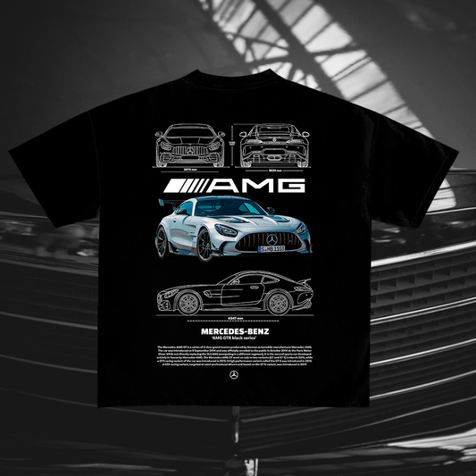 Mercedes-Benz AMG GTR Black series t-shirt design