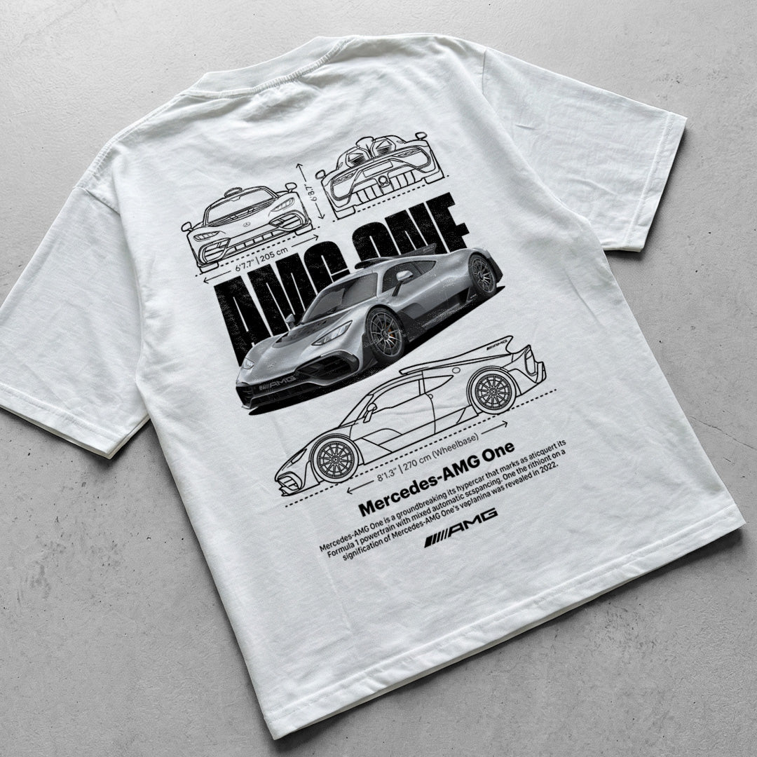 Car t-shirt design Mercedes AMG ONE