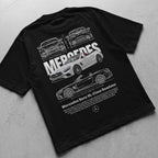 Car t-shirt design Mercedes Benz CL-class roadster