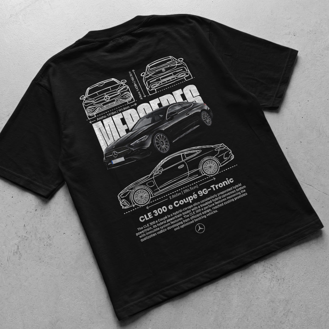 Car t-shirt design Mercedes Benz CLE 300 E
