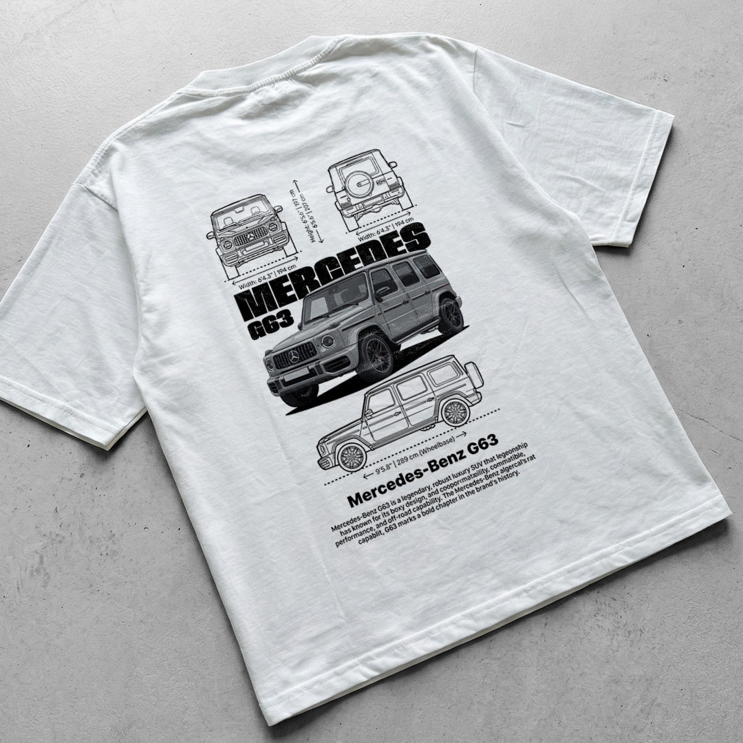 Car t-shirt design Mercedes Benz G63