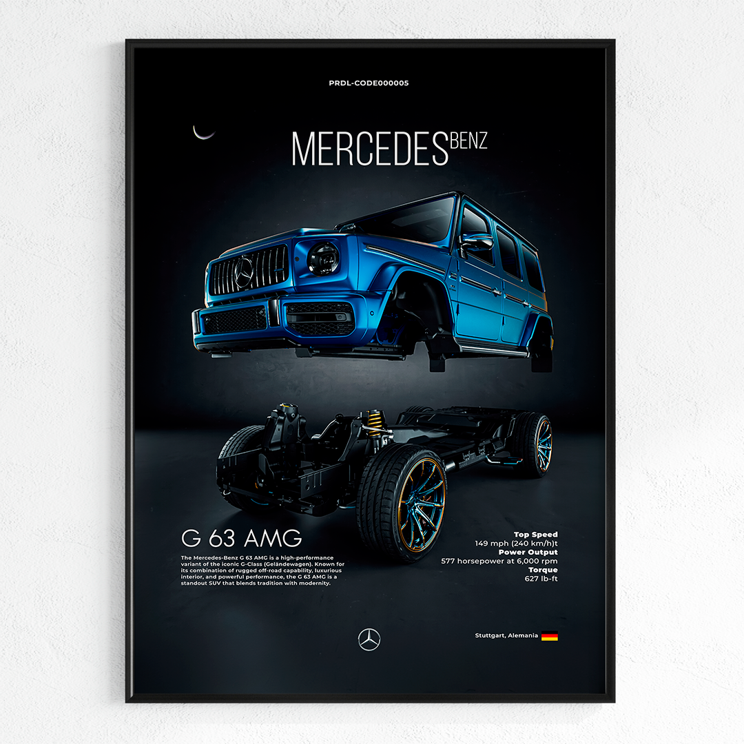 Mercedes-Benz AMG poster for printing