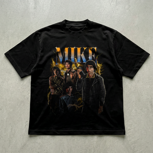 FREE Halftone Mike Stranger things t-shirt design